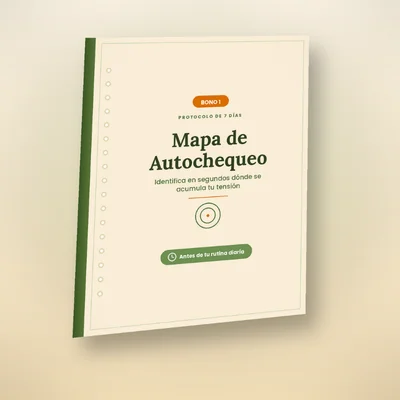 Lámina del mapa de autochequeo corporal